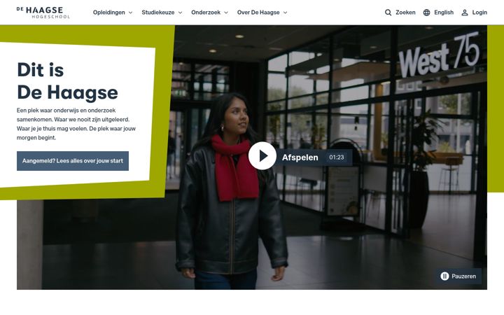 Screenshot of hhs.nl