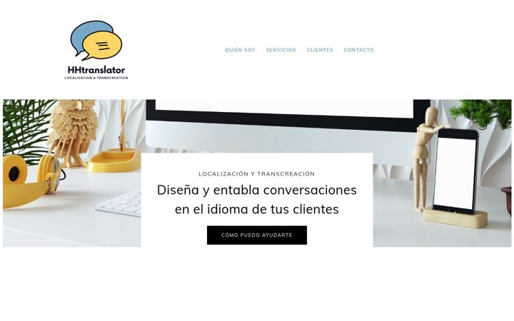 Screenshot von hhtranslator.com