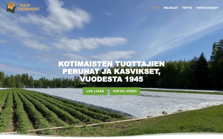 Screenshot of hhtuominen.fi