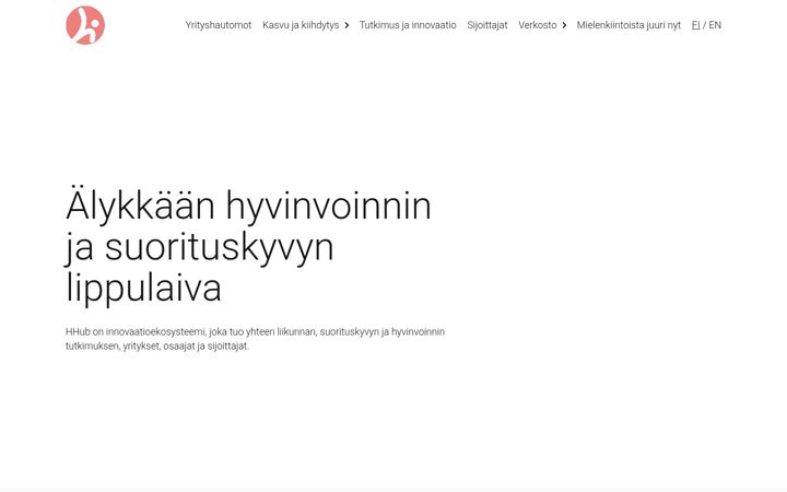 Screenshot of hhub.fi