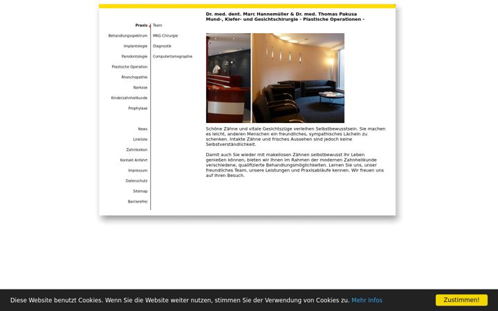Screenshot of hhzi.de