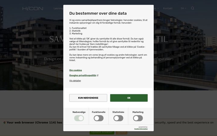Screenshot of hi-con.dk