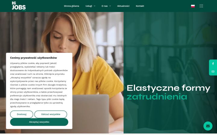 Screenshot of hi-jobs.pl