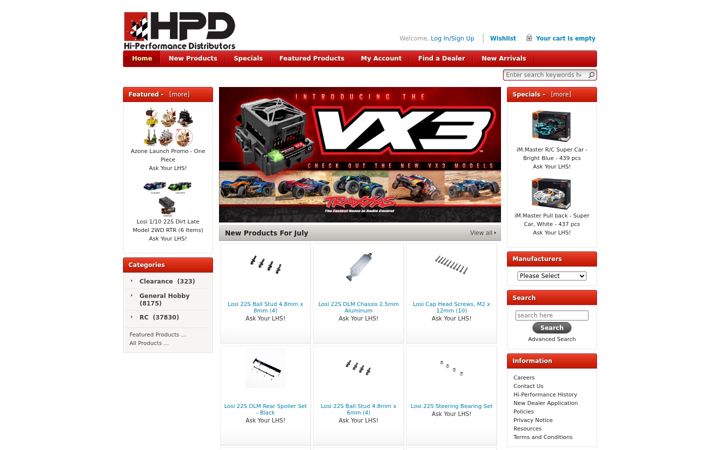 Screenshot of hi-performance.ca