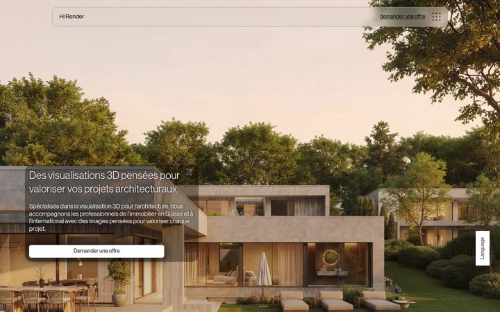 Screenshot of hi-render.ch