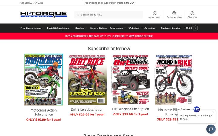 Screenshot of hi-torque.com