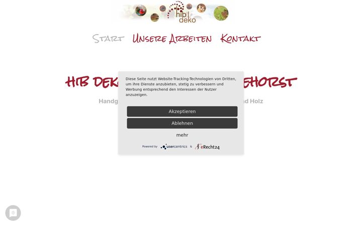 Screenshot of hib-deko.de