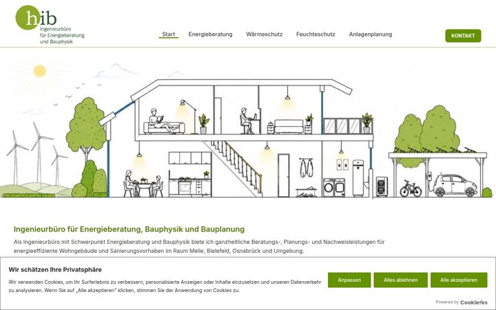 Screenshot of hib-energieberatung.de