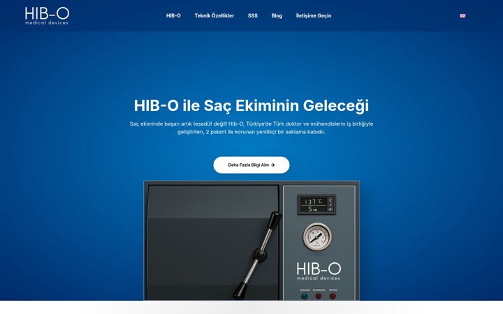 Screenshot of hib-o.com