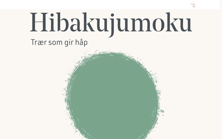 Screenshot of hibakujumoku.no