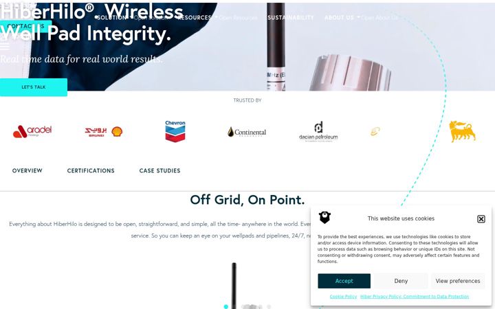 Screenshot of hiberhilo.com