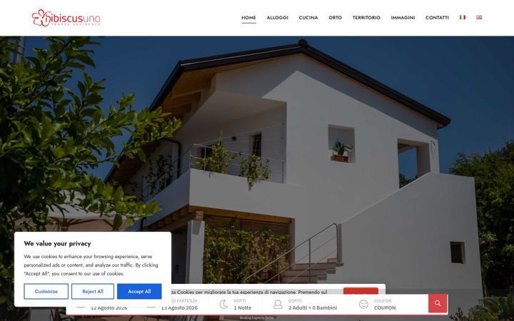 Screenshot of hibiscusunotropea.com
