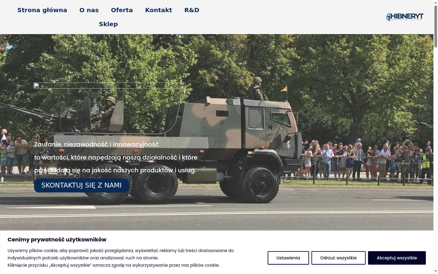 Screenshot des Einwilligungsbanners vor jeglicher Interaktion
