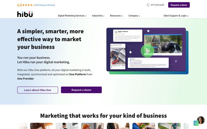 Screenshot di hibu.com