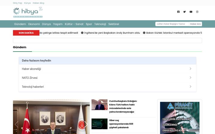 Screenshot of hibya.com