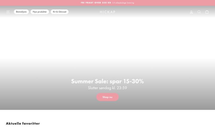 Screenshot of hickap.dk