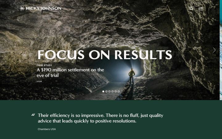 Screenshot of hicksjohnson.com