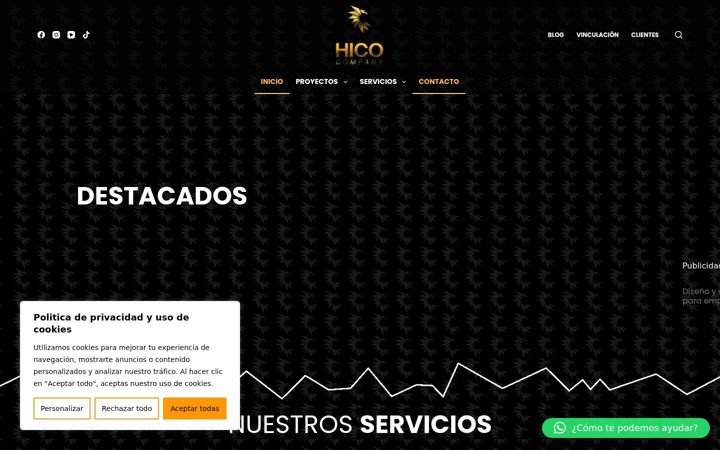 Screenshot of hicocompany.com