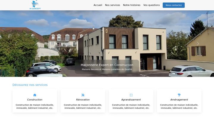 Screenshot of hiconcept.fr