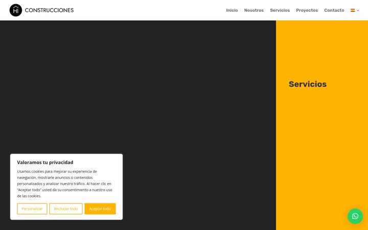 Screenshot of hiconstrucciones.es