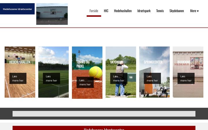 Screenshot of hicsport.dk