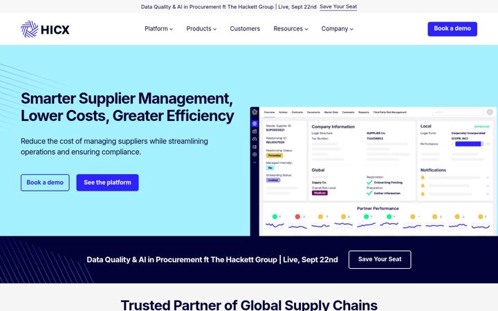 Screenshot of hicx.com