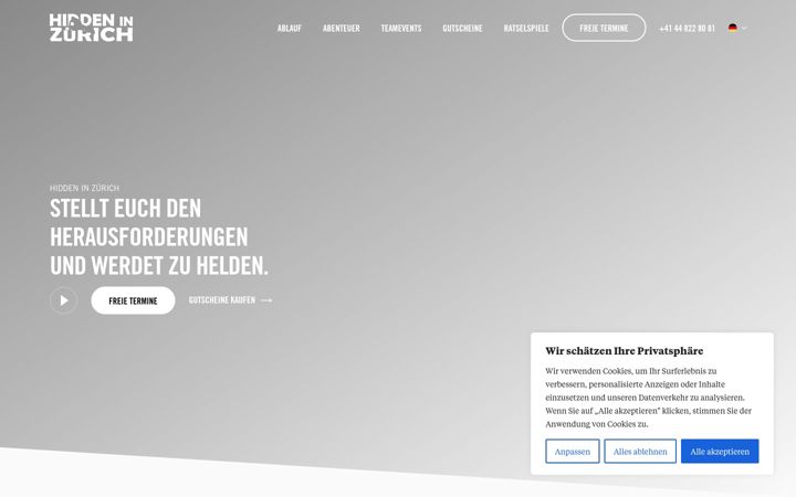 Screenshot of hidden-games.ch