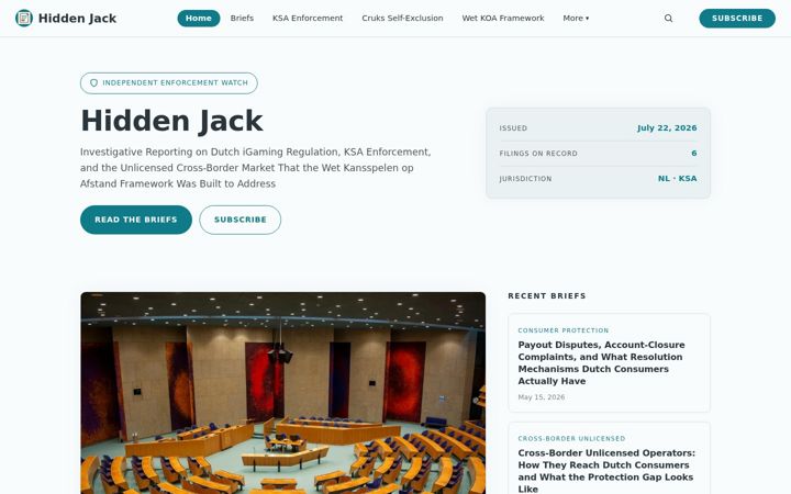 Screenshot of hidden-jack-casino-nl.com
