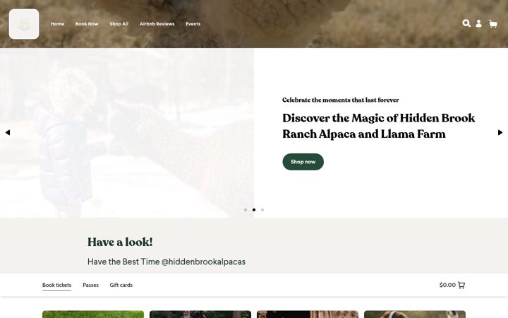 Screenshot of hiddenbrookranchalpaca.com