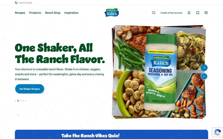 Screenshot of hiddenvalley.com