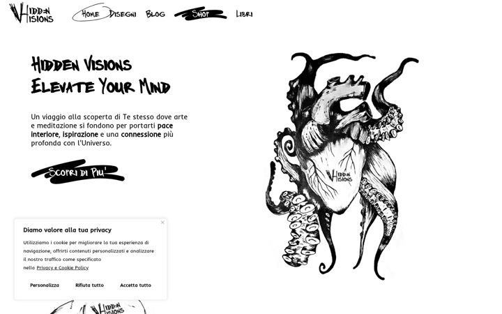 Screenshot of hiddenvisions.it