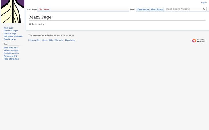 Screenshot von hiddenwiki.co