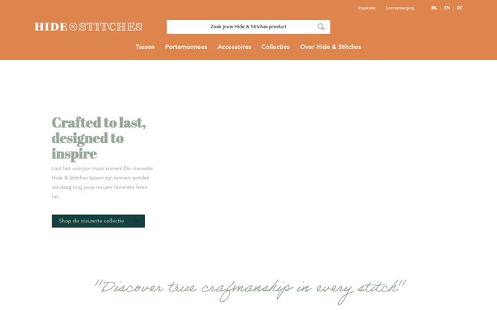 Screenshot of hide-stitches.nl