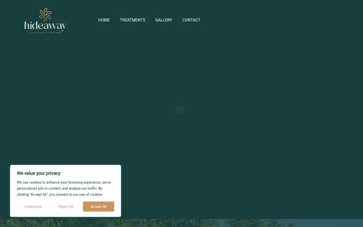 Screenshot of hideawaytreehouseretreat.com