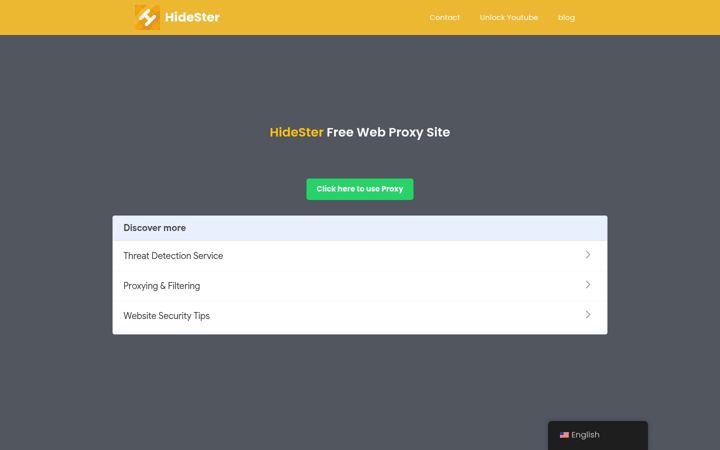 Screenshot of hidester.one