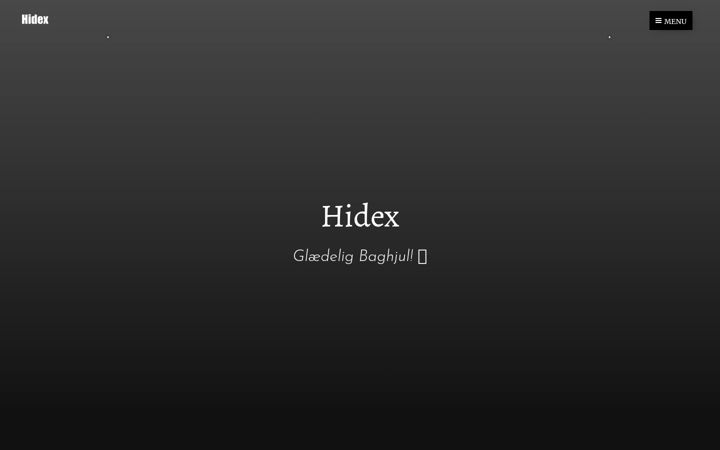 Screenshot of hidex.dk
