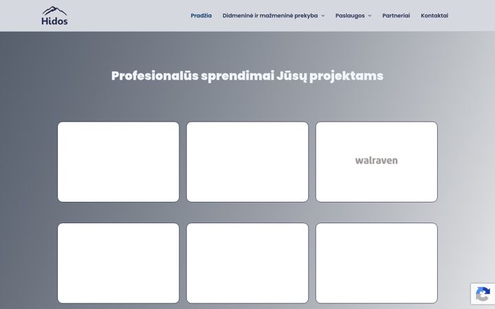 Screenshot di hidos.lt