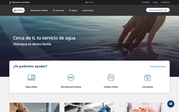 Screenshot of hidraqua.es