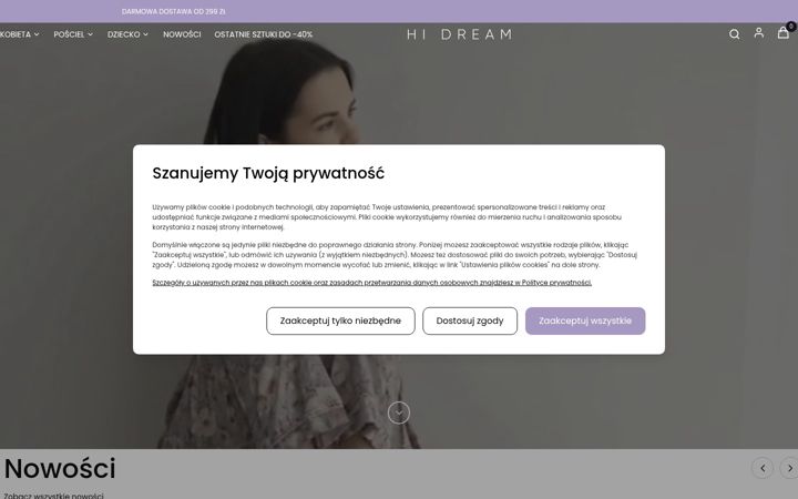 Screenshot of hidream.pl