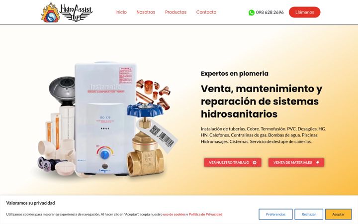 Screenshot of hidroassist.com