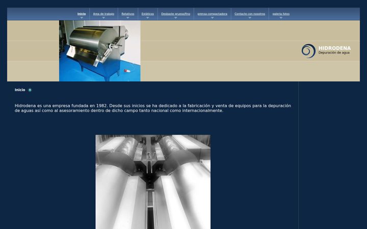 Screenshot of hidrodena.es