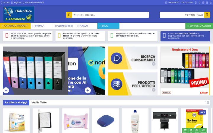 Screenshot of hidroffice.com