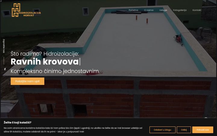 Screenshot of hidroizolacijahorvat.hr