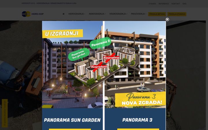 Screenshot of hidrokop.com