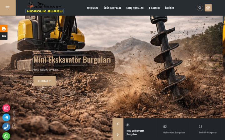 Screenshot of hidrolikburgu.com