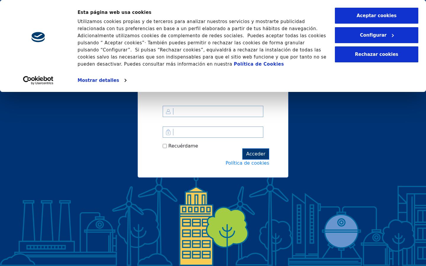 Screenshot des Einwilligungsbanners vor jeglicher Interaktion