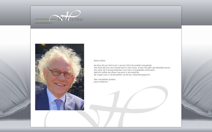 Screenshot of hielkema.nl