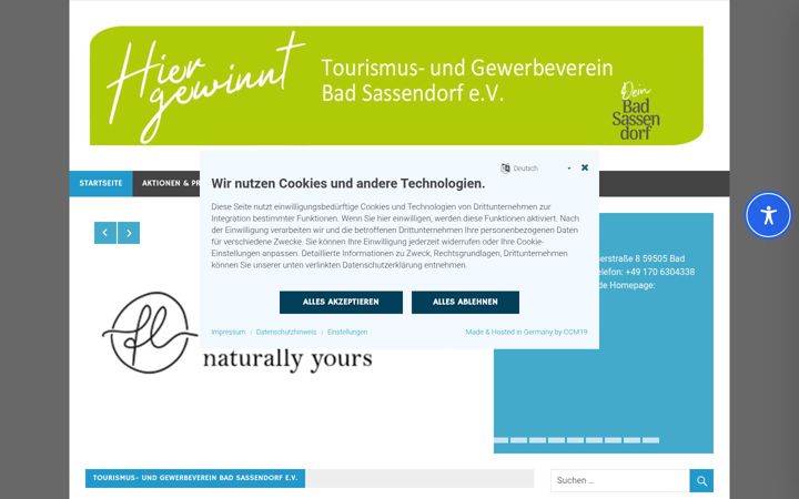 Screenshot of hier-gewinnt.de