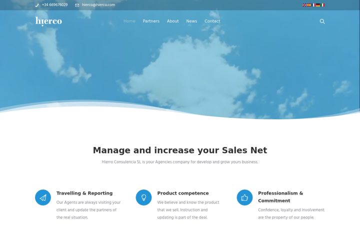 Screenshot of hierco.com