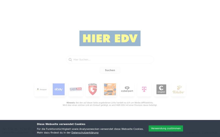 Screenshot of hieredv.de
